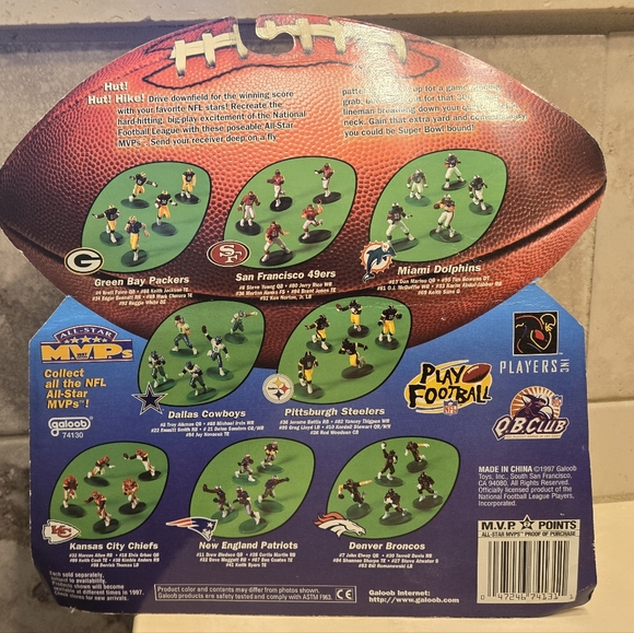 1997 All Stars MVP's San Francisco 49ers Poseable Action Figures NEW Galoob - Picture 5 of 10